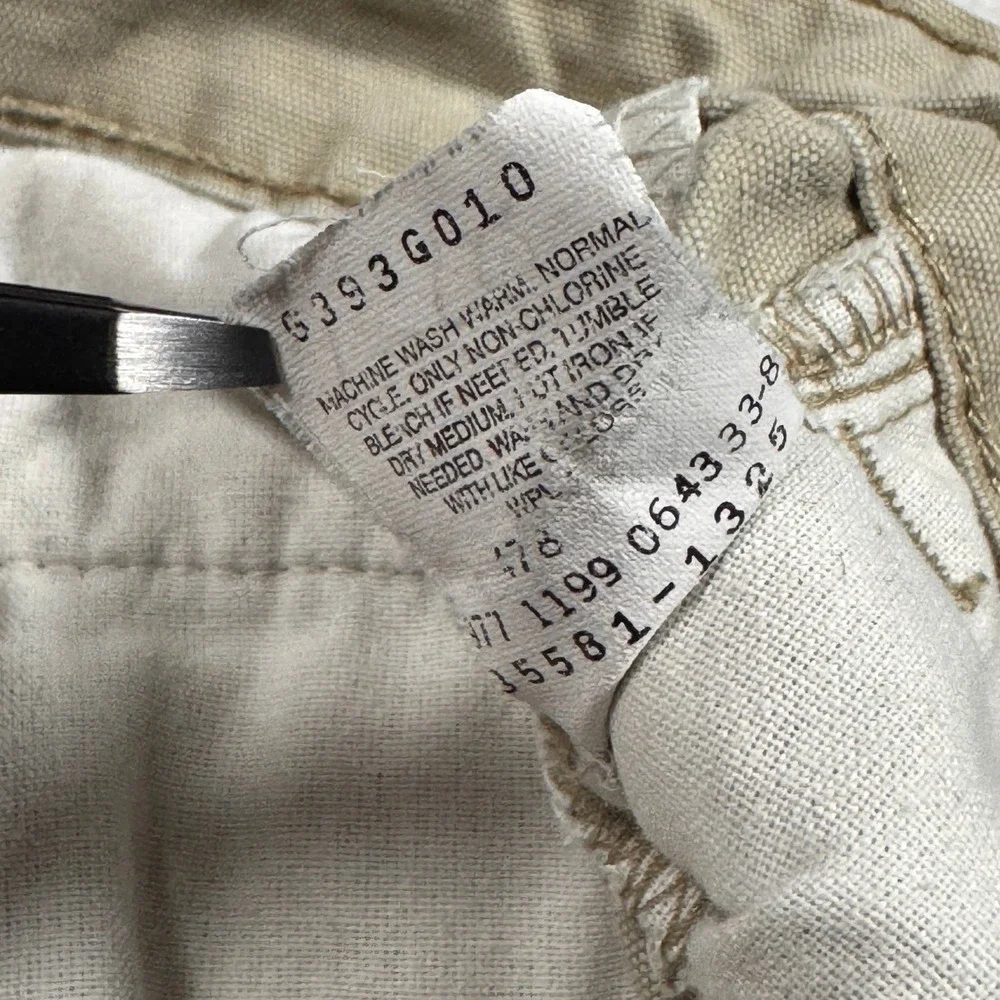 Levi's Red Tab‎ Men's Tan Cargo Shorts Cotton Casual Utility Size 34